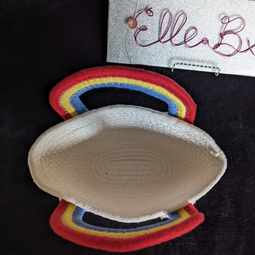 Rainbow Hand Bag / Basket - Picture 4 of 6
